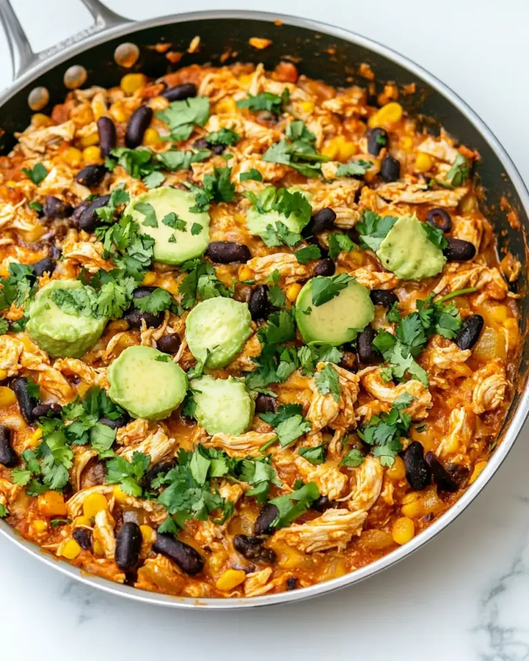 Easy Chicken Enchilada Skillet (20 min meal) photo