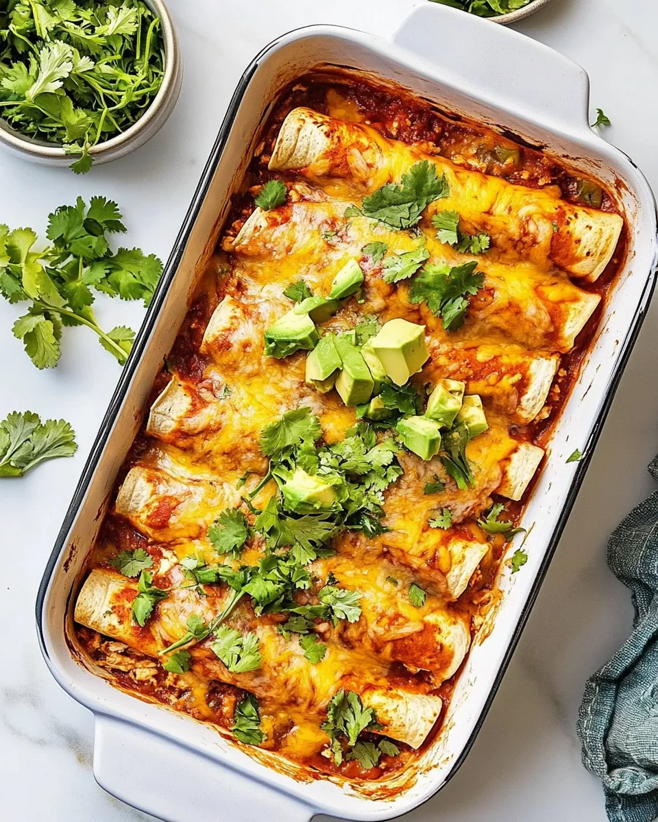Easy Chicken Enchiladas recipe photo