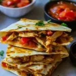 Easy Chicken Fajita Quesadilla photo