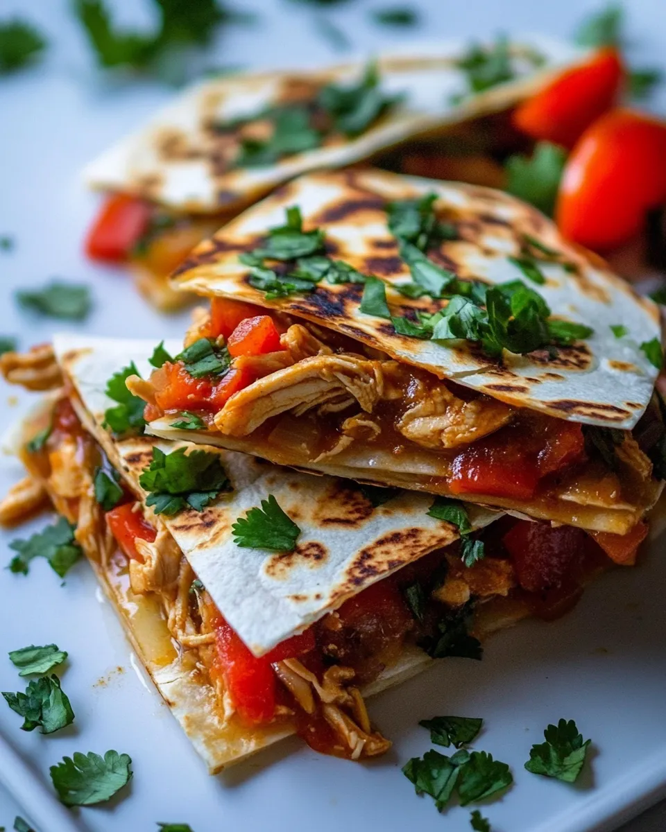 Quick Chicken Fajita Quesadilla recipe photo