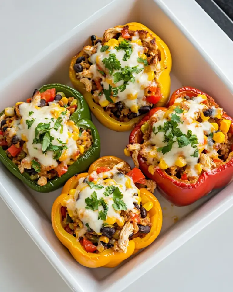 Homemade Chicken Fajita Stuffed Peppers photo