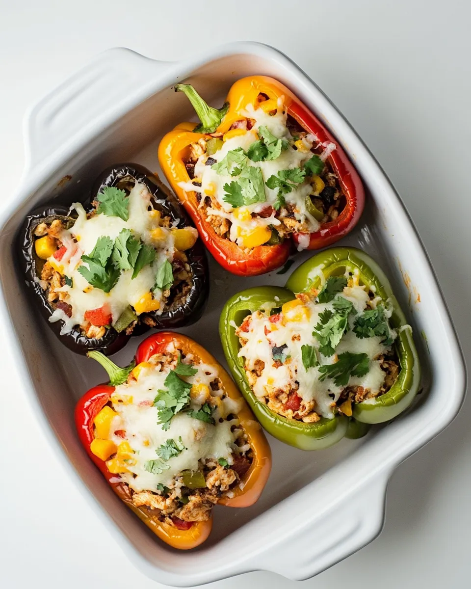 Classic Chicken Fajita Stuffed Peppers image