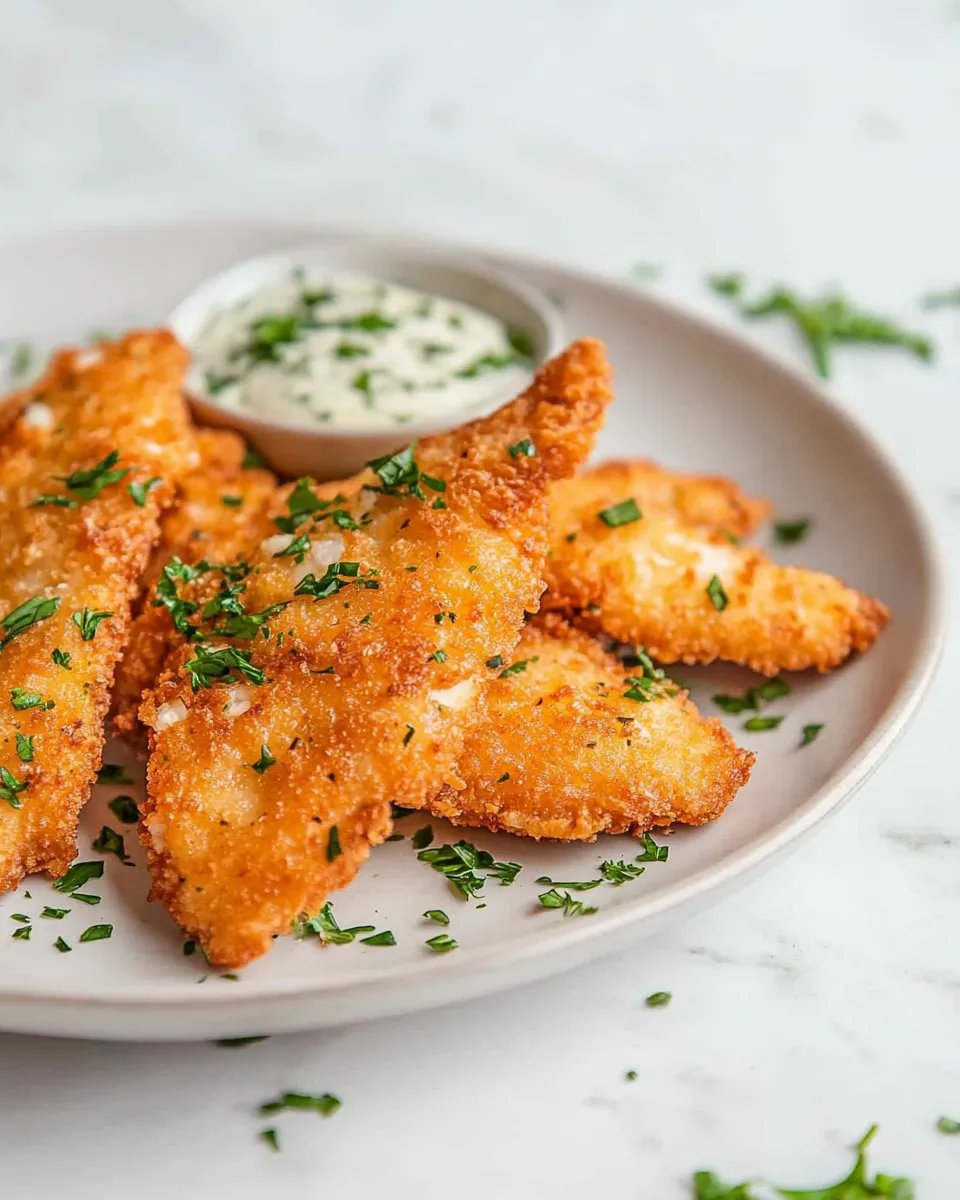 Easy Chicken Fingers Recipe shot