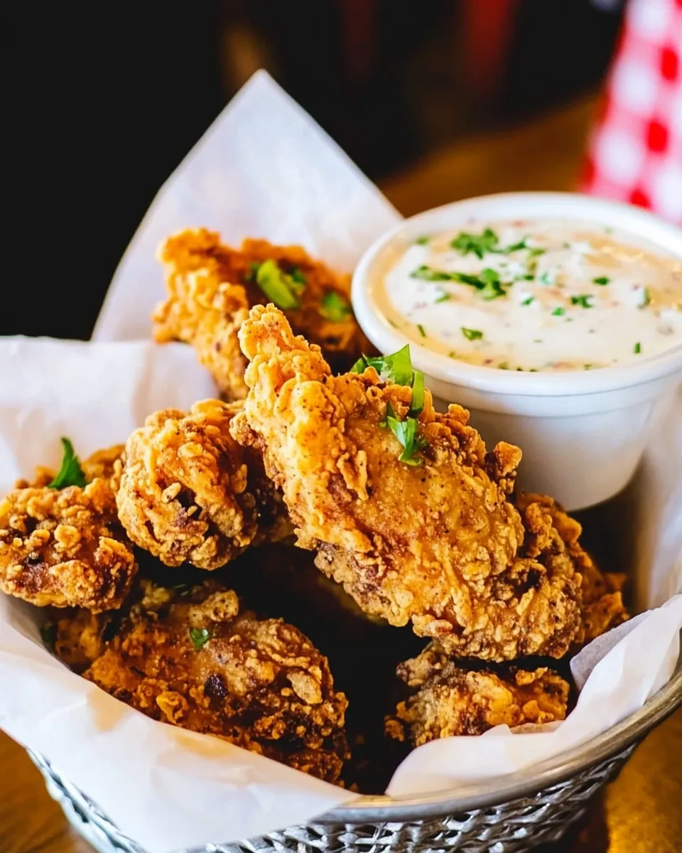 Delicious Chicken Fried Steak Fingers shot
