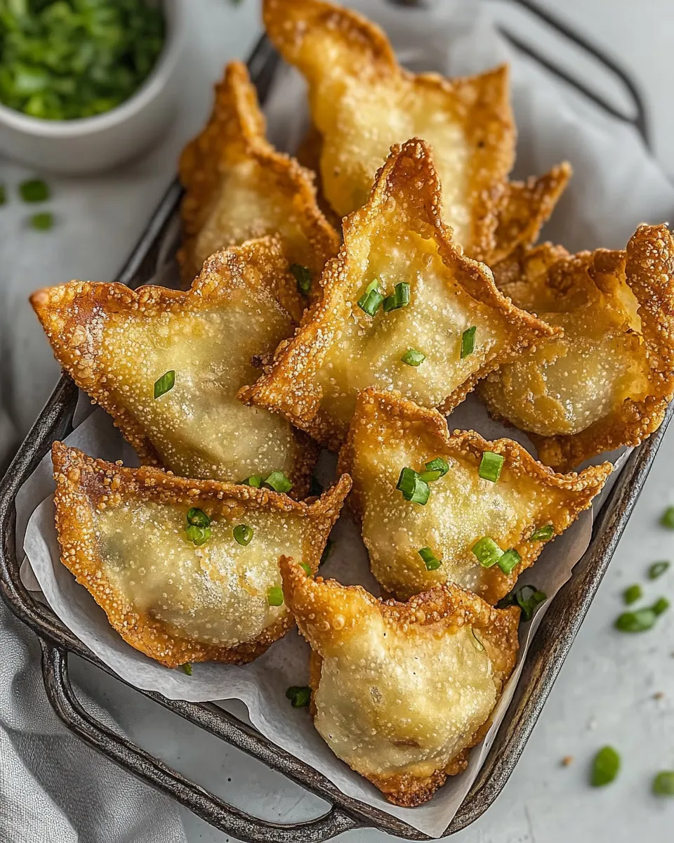 Homemade Chicken Fried Wontons recipe photo