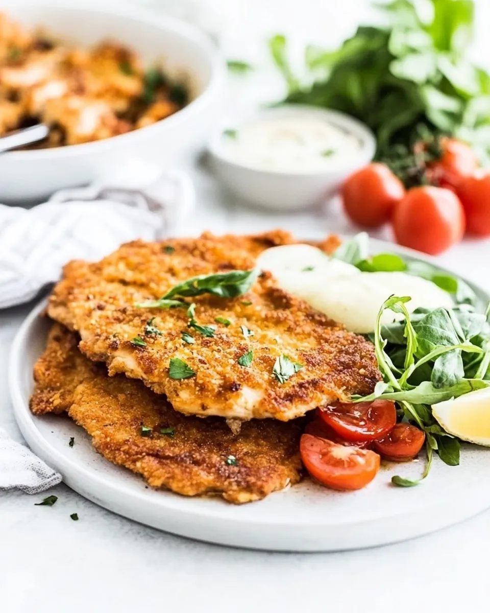 Easy Chicken Milanese Recipe shot