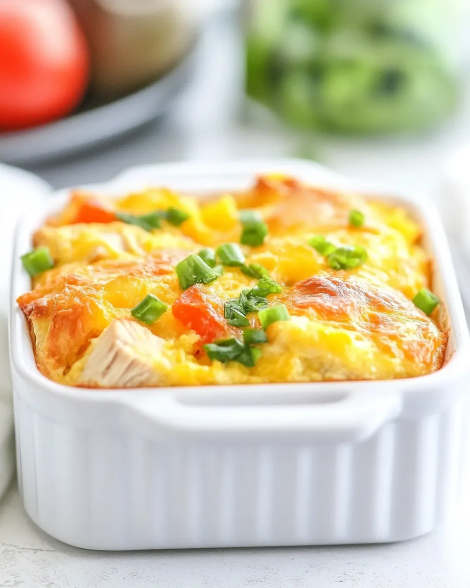Homemade Chicken Mini Breakfast Casserole photo