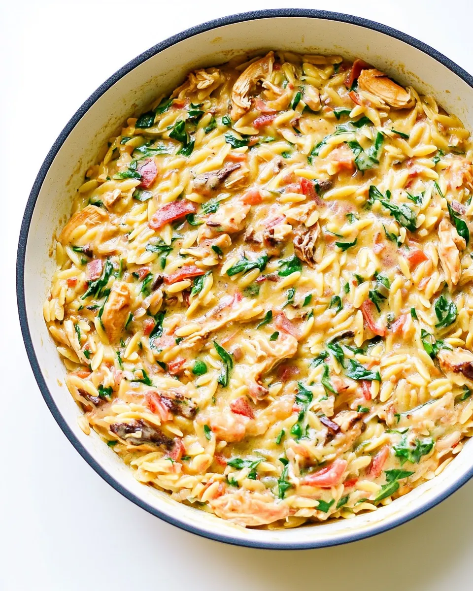 Homemade Chicken Orzo Recipe (One Pot!) photo