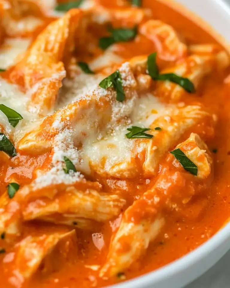 Homemade Chicken Parmesan Soup (Cheesy!) photo