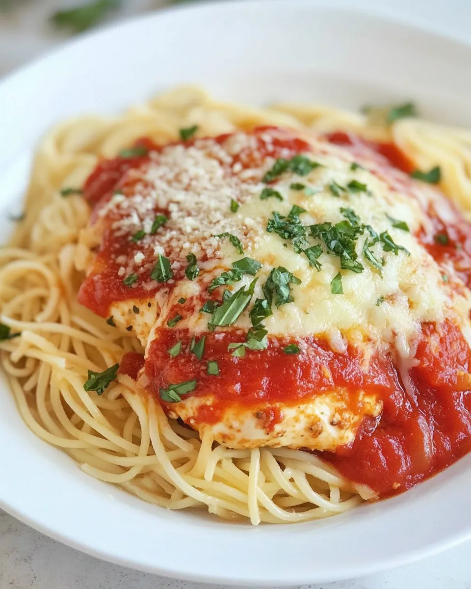 Delicious Chicken Parmigiana shot
