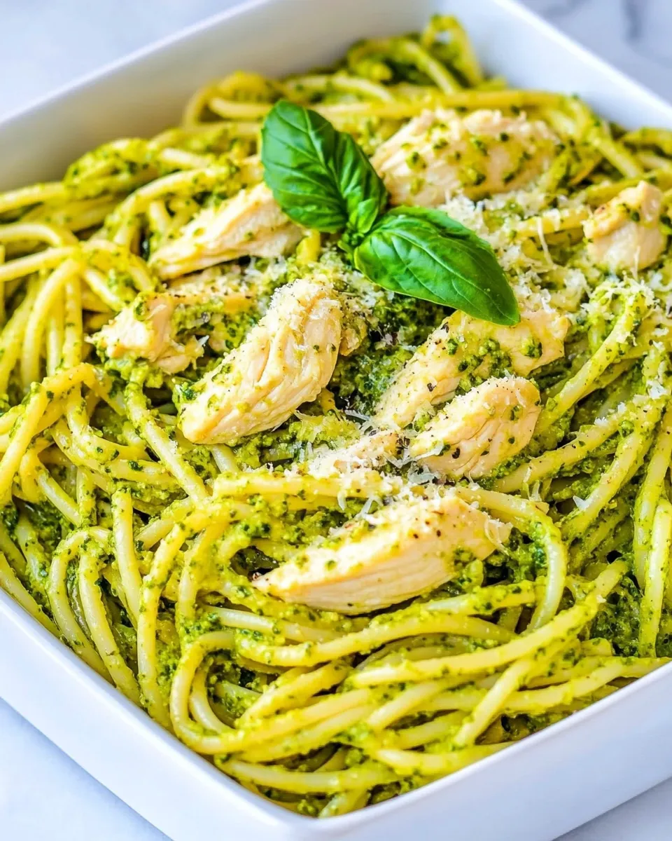 Classic Chicken Pesto Pasta image