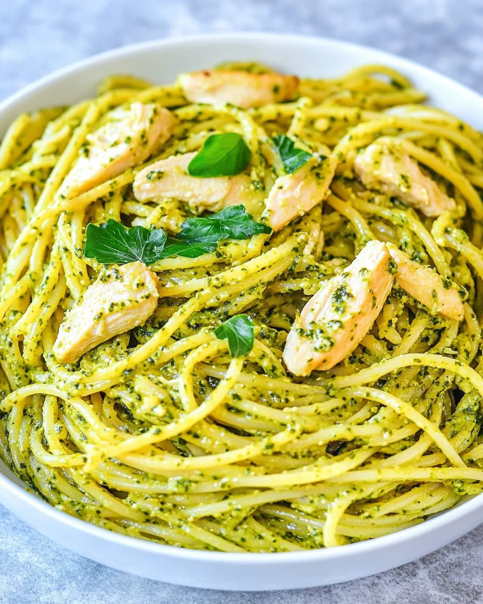 Easy Chicken Pesto Pasta recipe photo