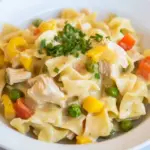 Homemade Chicken Pot Pie Noodles photo