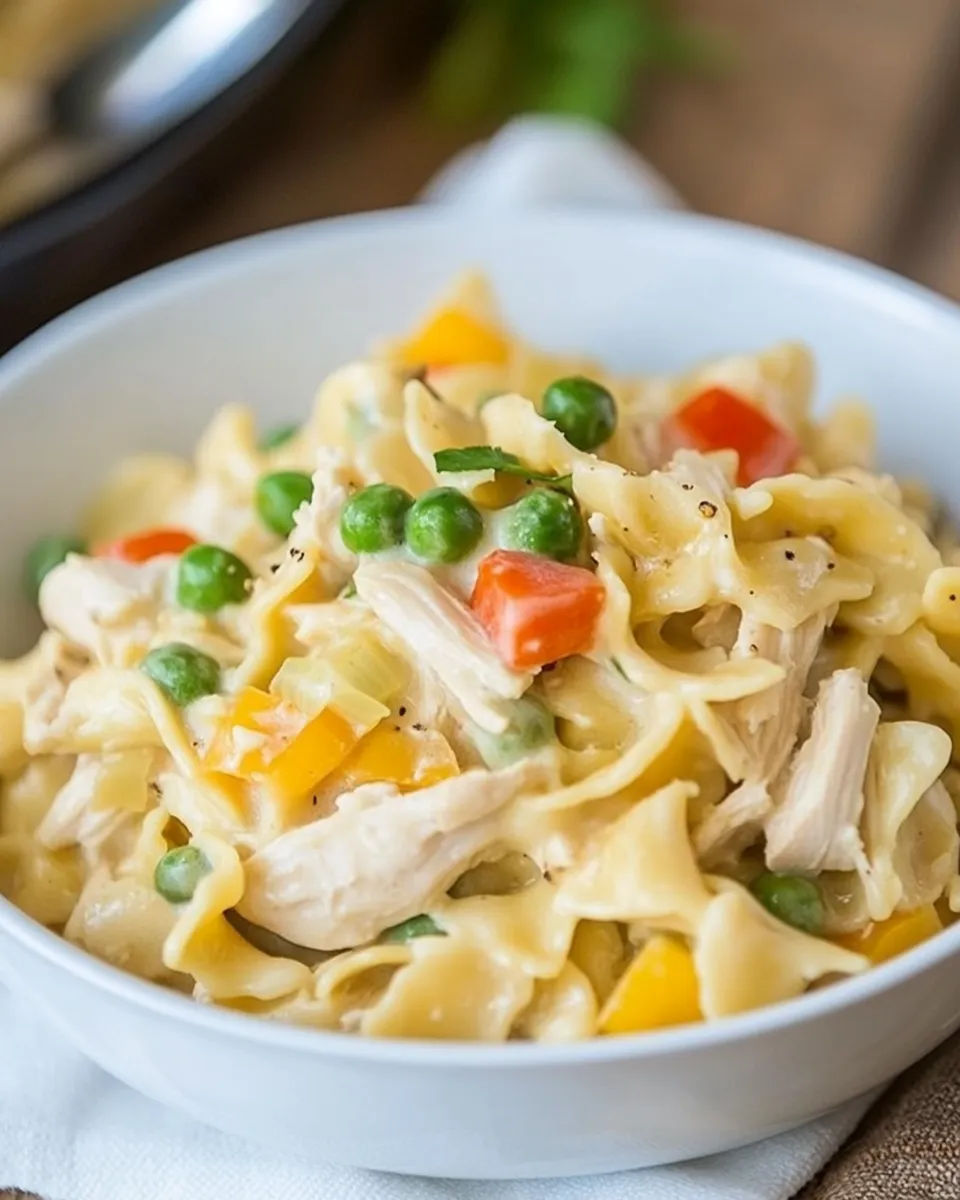 Classic Chicken Pot Pie Noodles image