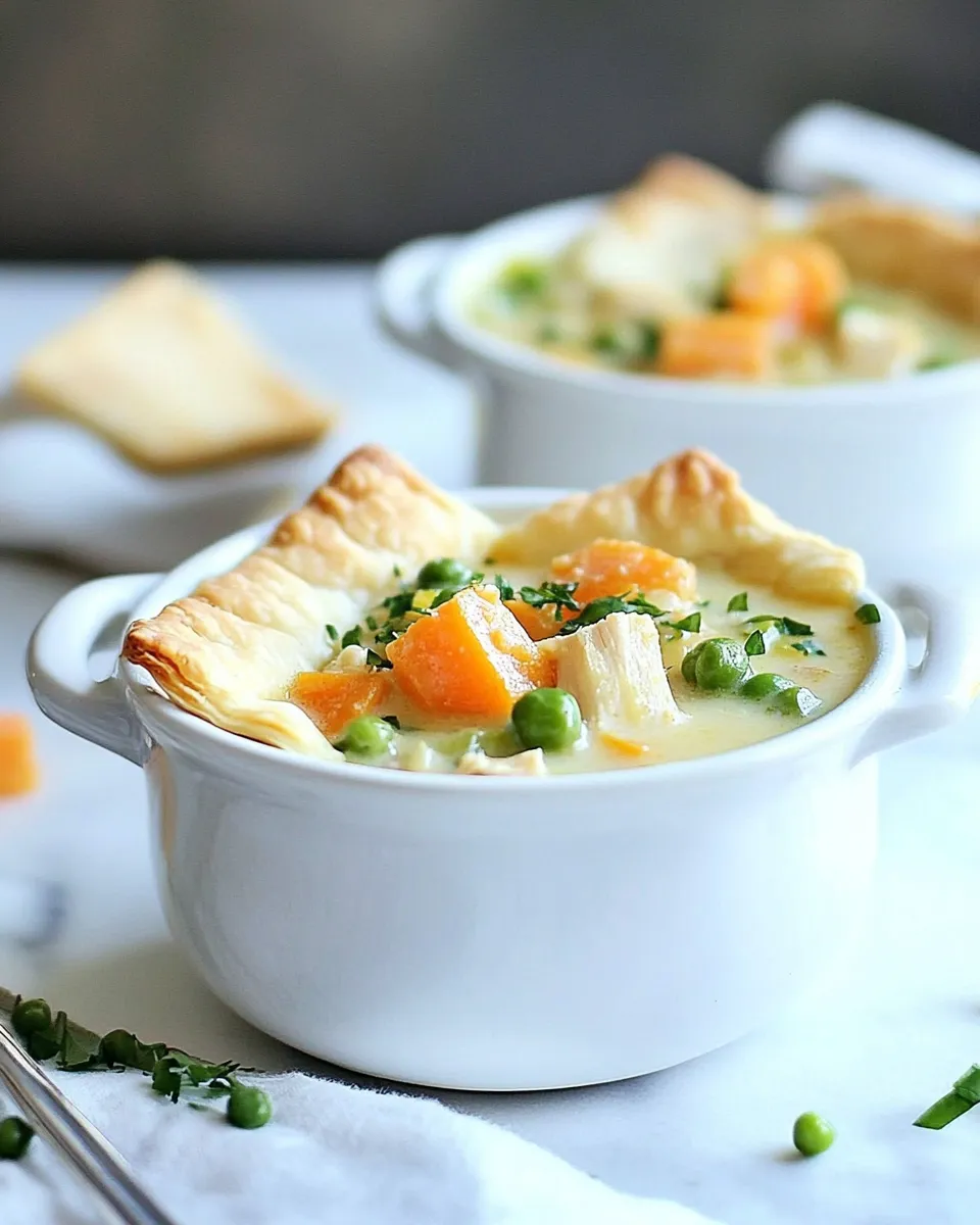 Homemade Chicken Pot Pie Soup photo