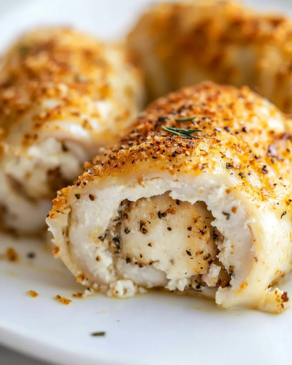 Delicious Chicken Roll Ups shot