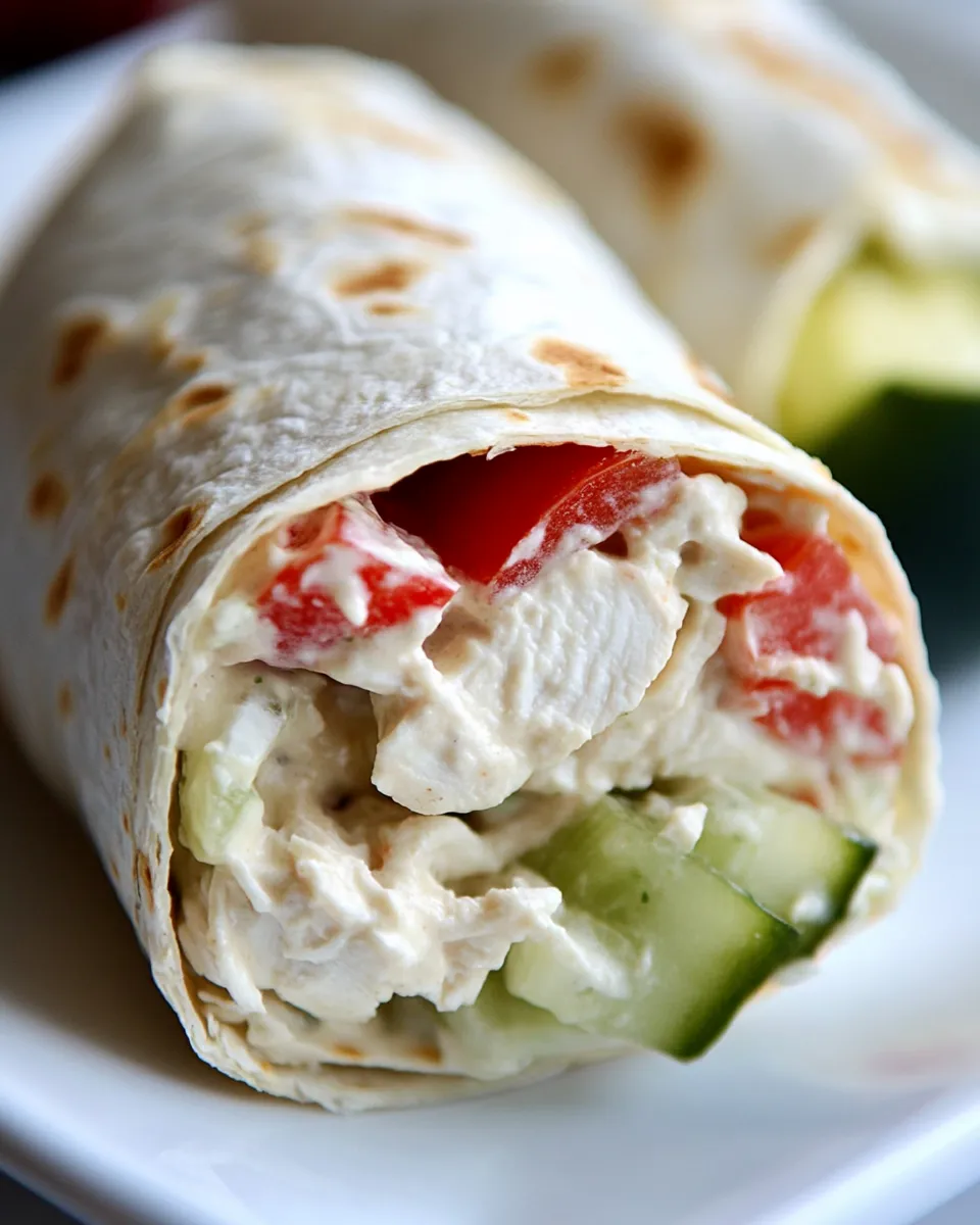 Delicious Chicken Salad Wrap Recipe image