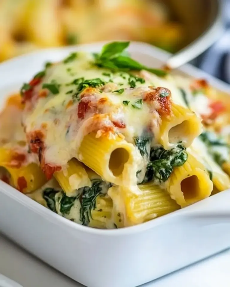 Easy Chicken Spinach Rigatoni photo