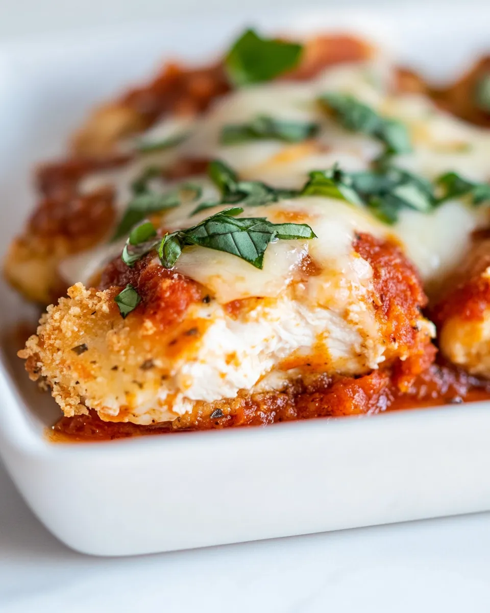 Delicious Chicken Tenders Parmesan shot