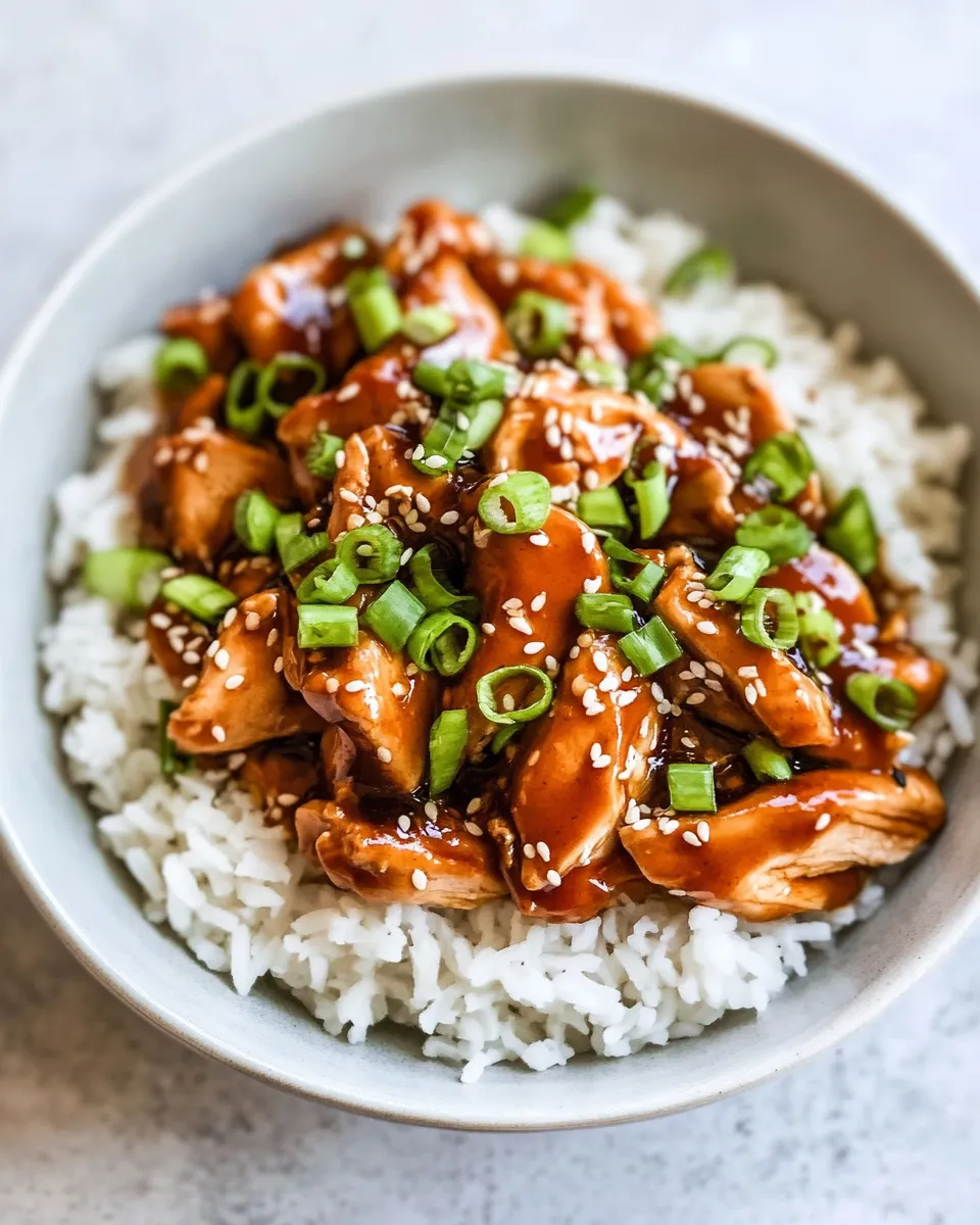 Delicious Chicken Teriyaki shot