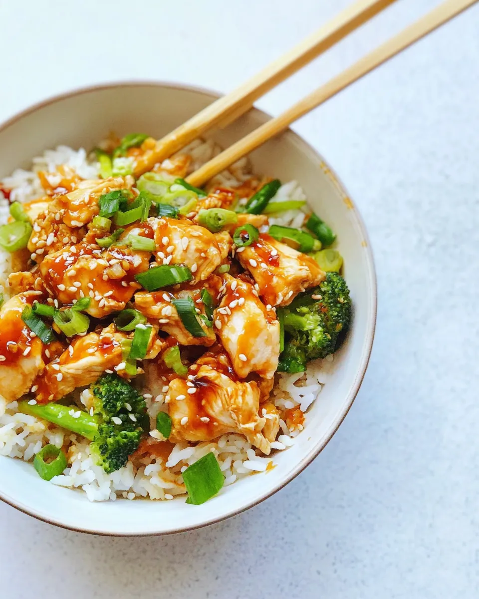 Homemade Chicken Teriyaki Rice Bowl photo