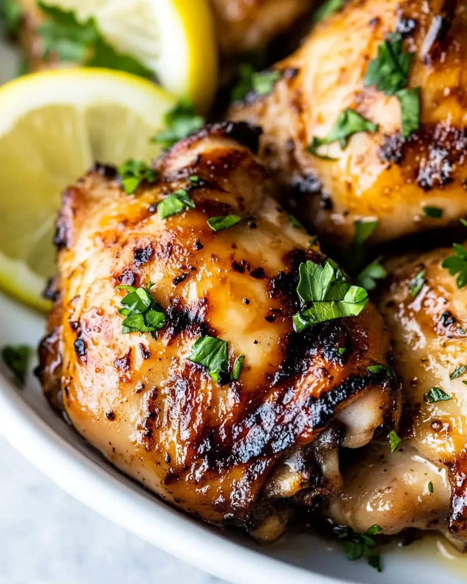 Delicious Chicken Thigh Marinade shot