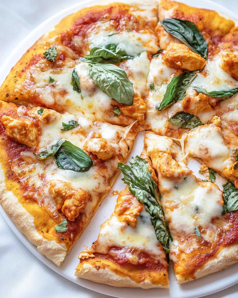 Homemade Chicken Tikka Masala Pizza photo