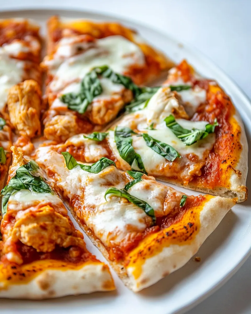 Easy Chicken Tikka Masala Pizza recipe photo