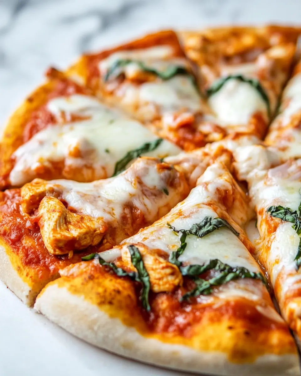 Best Chicken Tikka Masala Pizza shot