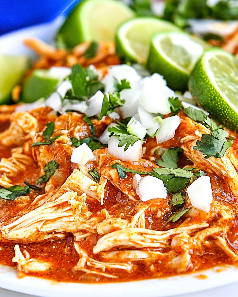 Homemade Chicken Tinga Recipe photo
