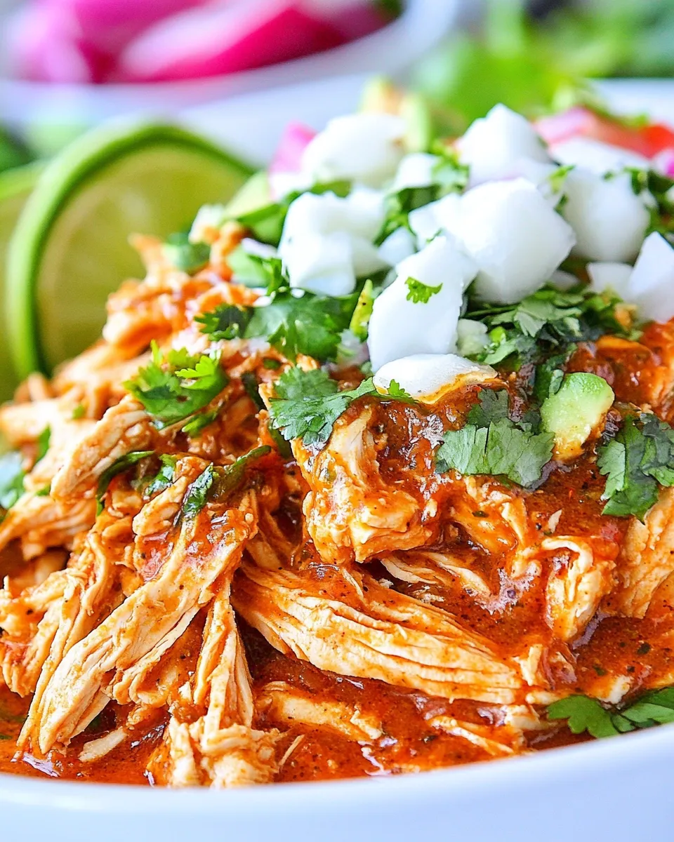 Classic Chicken Tinga Recipe image