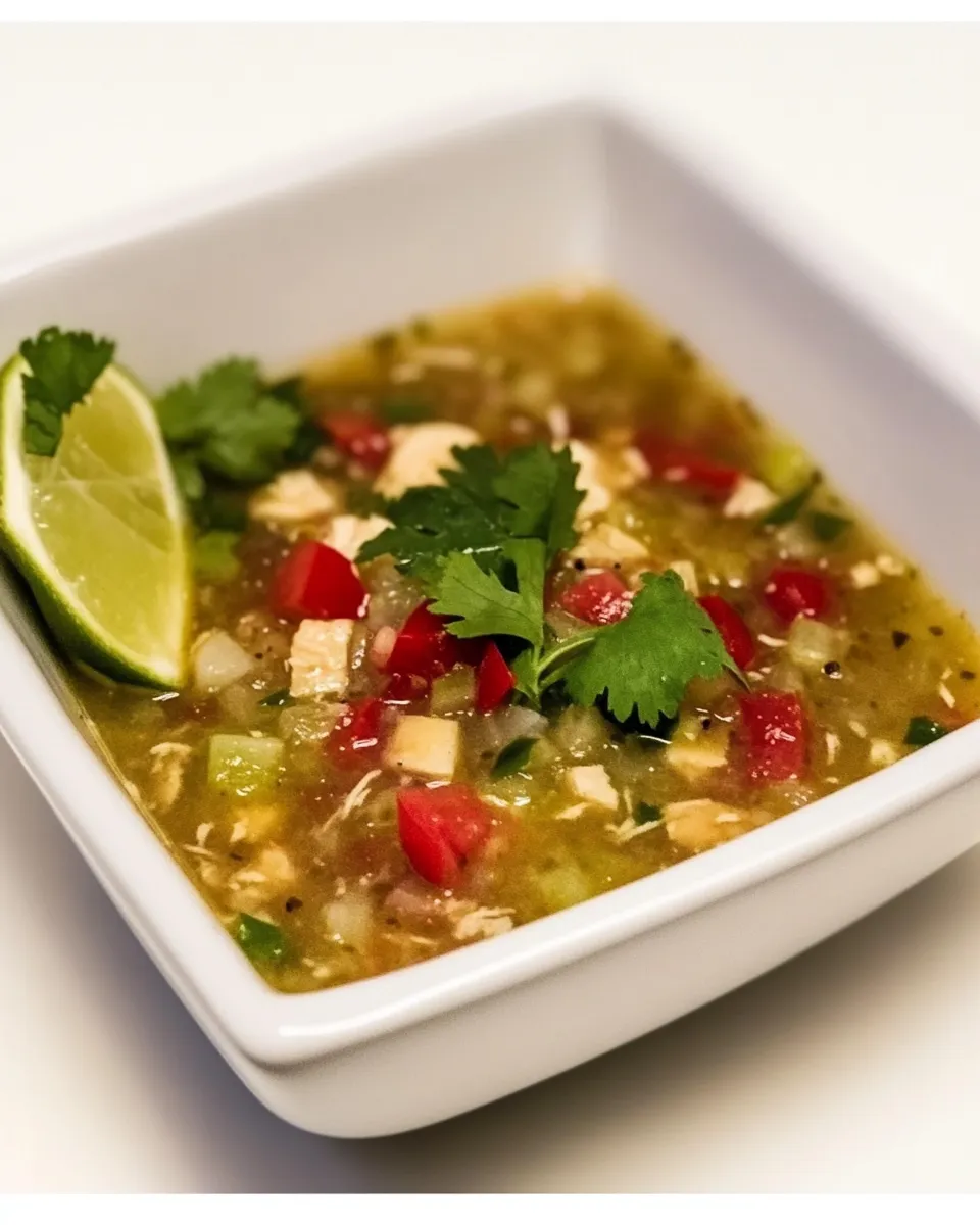 Homemade Chicken Tomatillo Soup photo