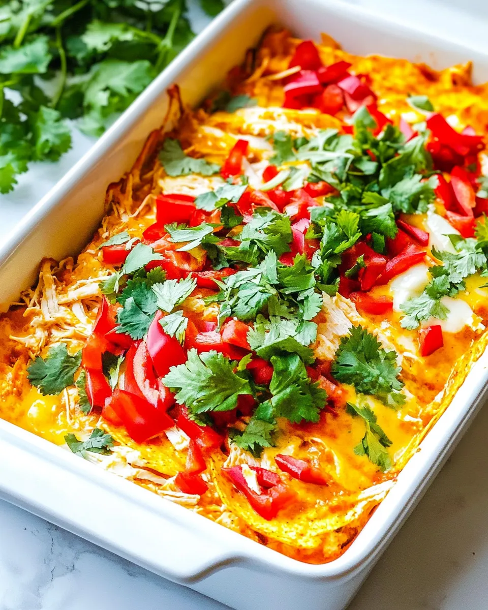 Delicious Chicken Tortilla Casserole image