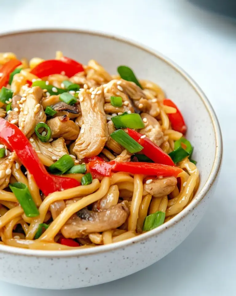 Homemade Chicken Yaki Udon photo