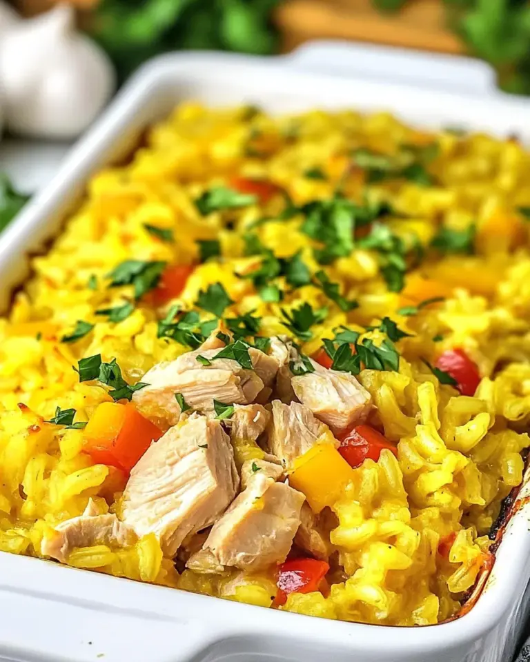 Homemade Chicken & Yellow Rice Casserole photo