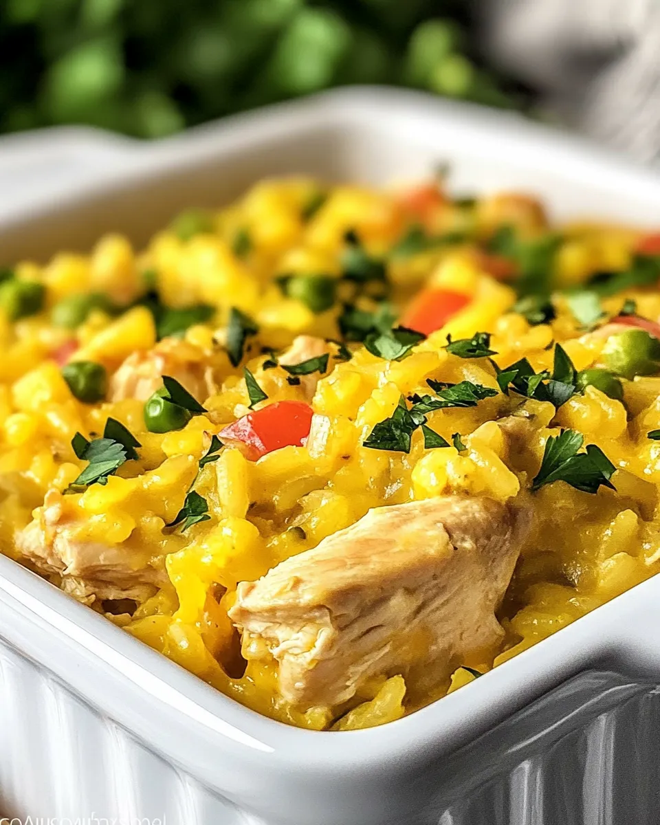 Classic Chicken & Yellow Rice Casserole image