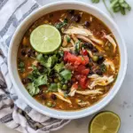 Homemade Chicken and Black Bean Soup (Slow Cooker) photo