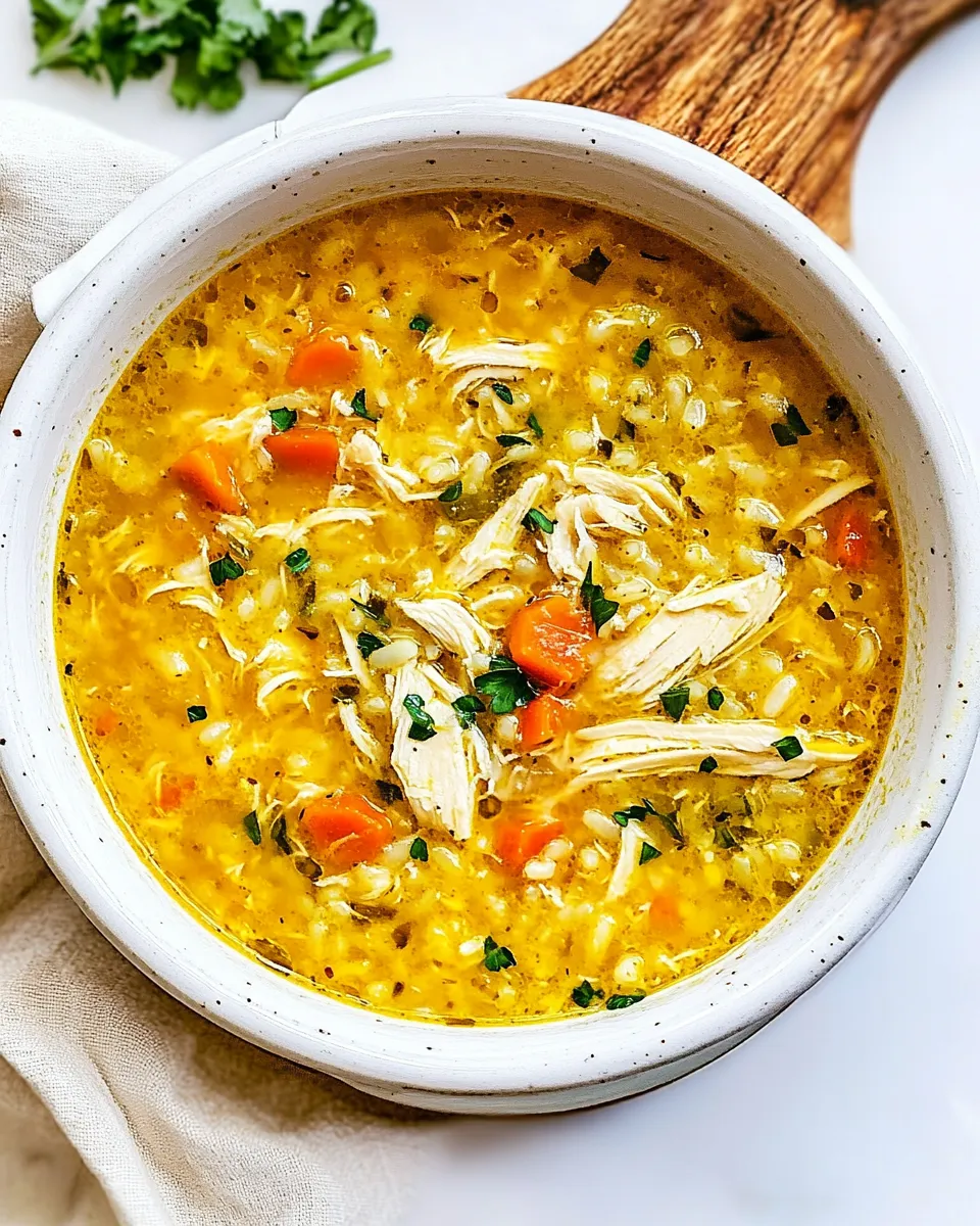 Homemade Chicken and Rice Soup photo