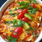 Homemade Chicken and Spinach Enchiladas photo