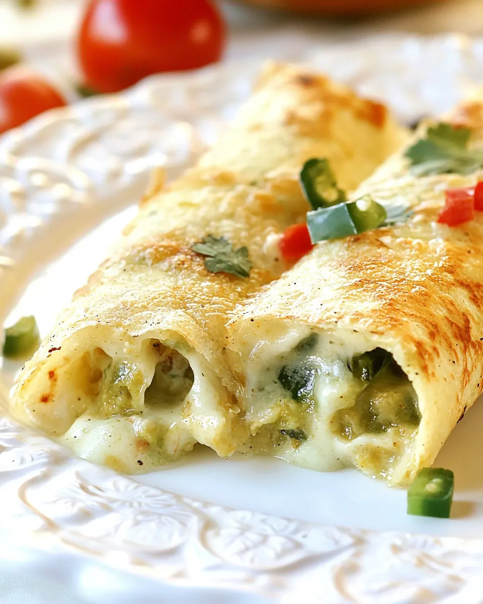 Easy Chile Relleno Flautas recipe photo