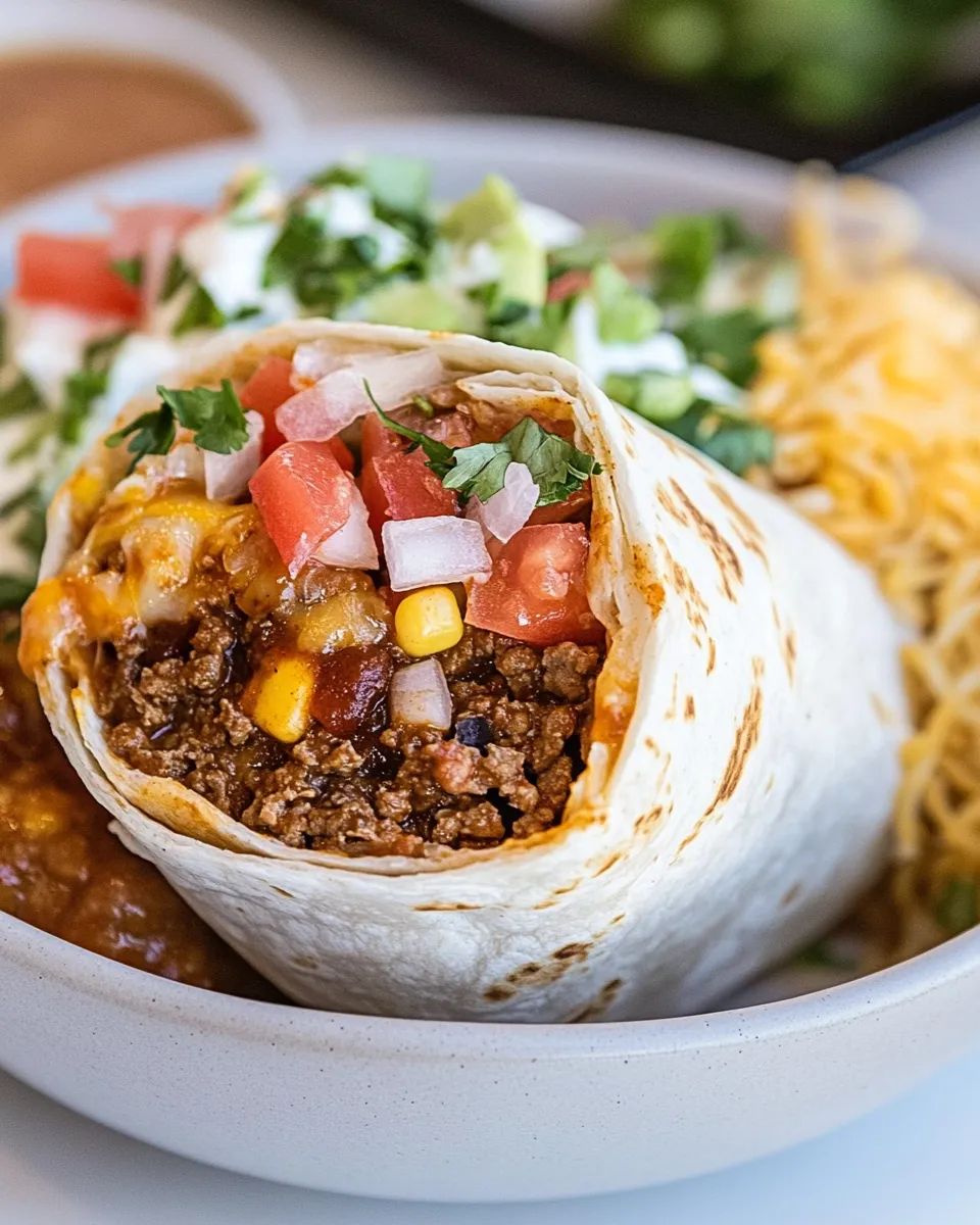 Easy Chili Cheese Burrito recipe photo