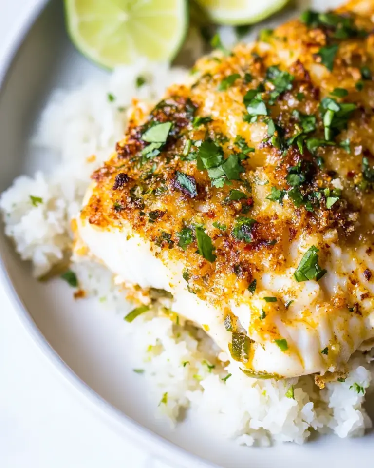 Homemade Chili Lime Baked Cod photo