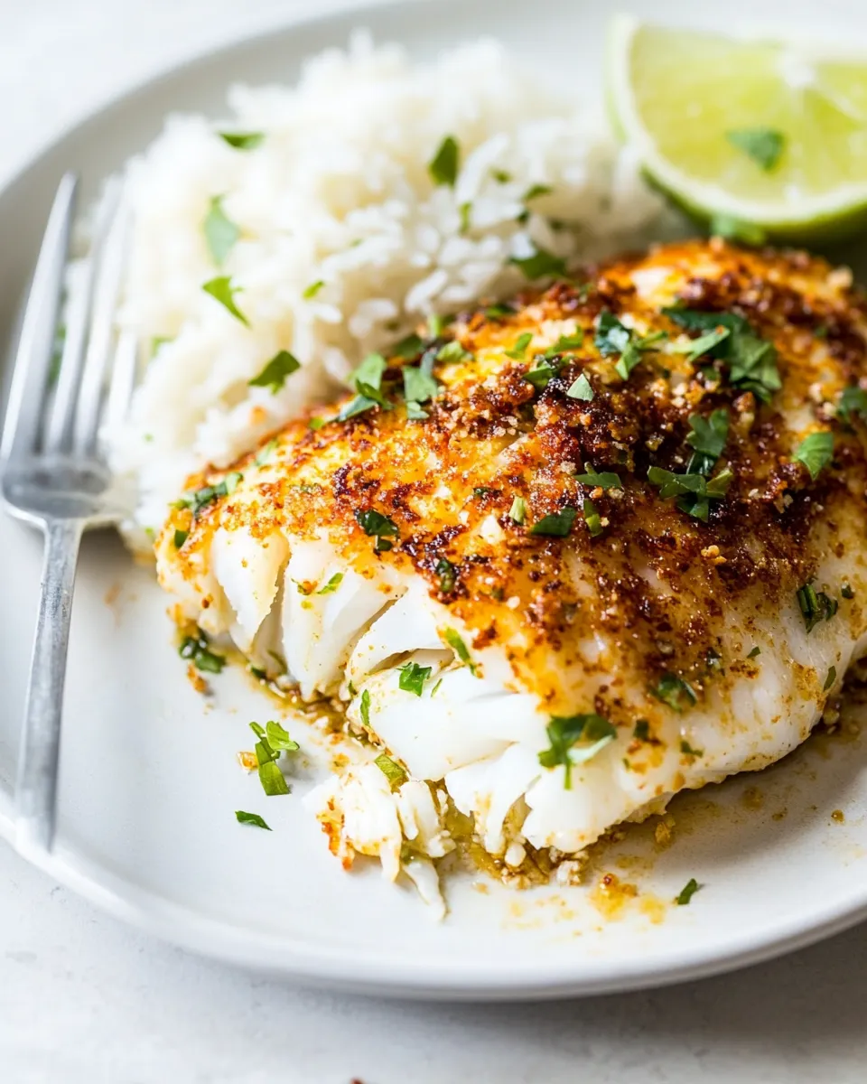 Easy Chili Lime Baked Cod recipe photo