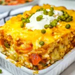 Homemade Chili Sour Cream Rice Bake photo