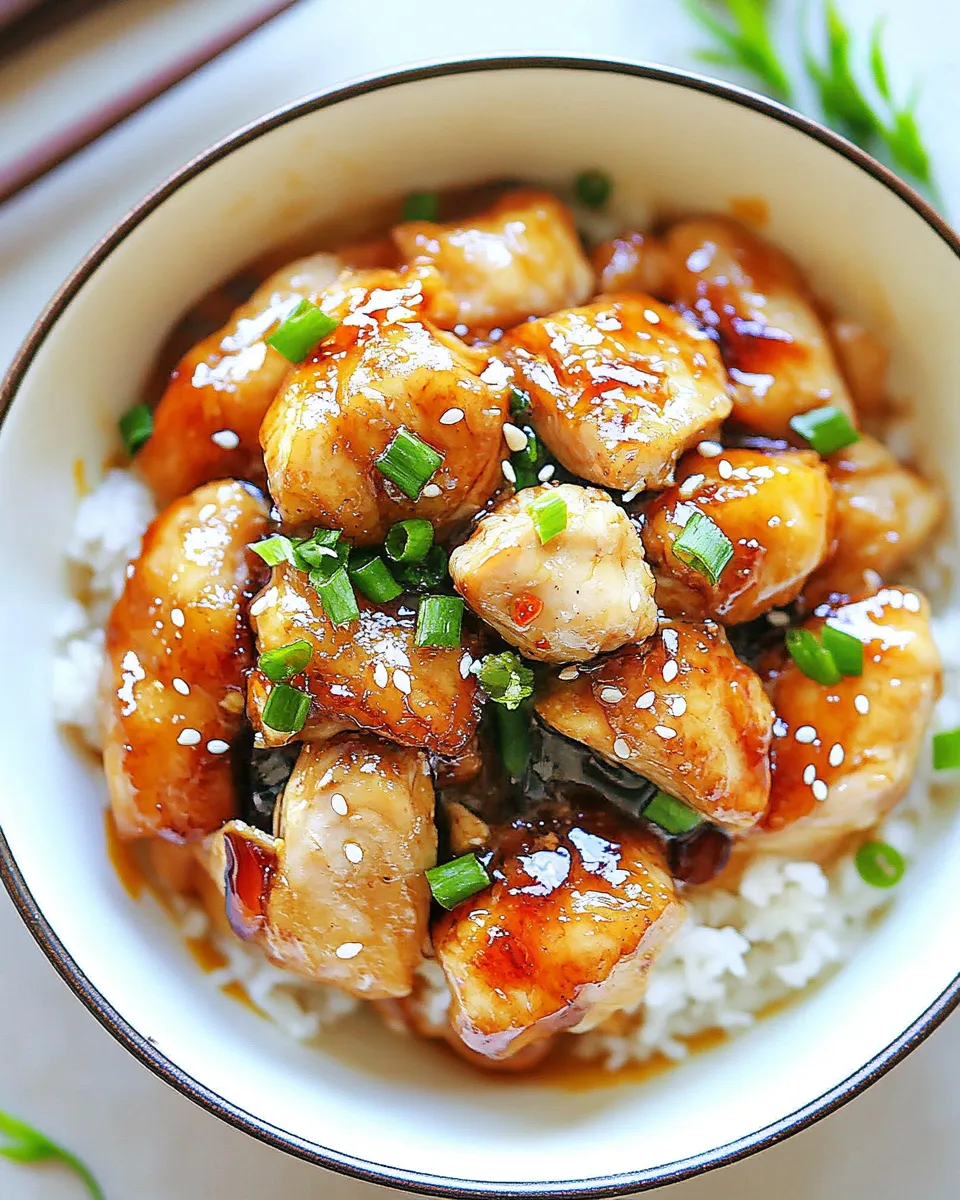 Delicious Chinese Mandarin Chicken shot