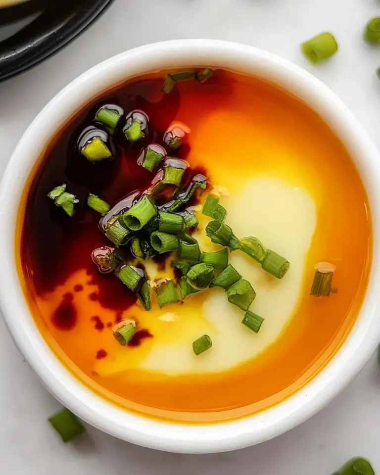 Homemade Chinese Steamed Egg photo