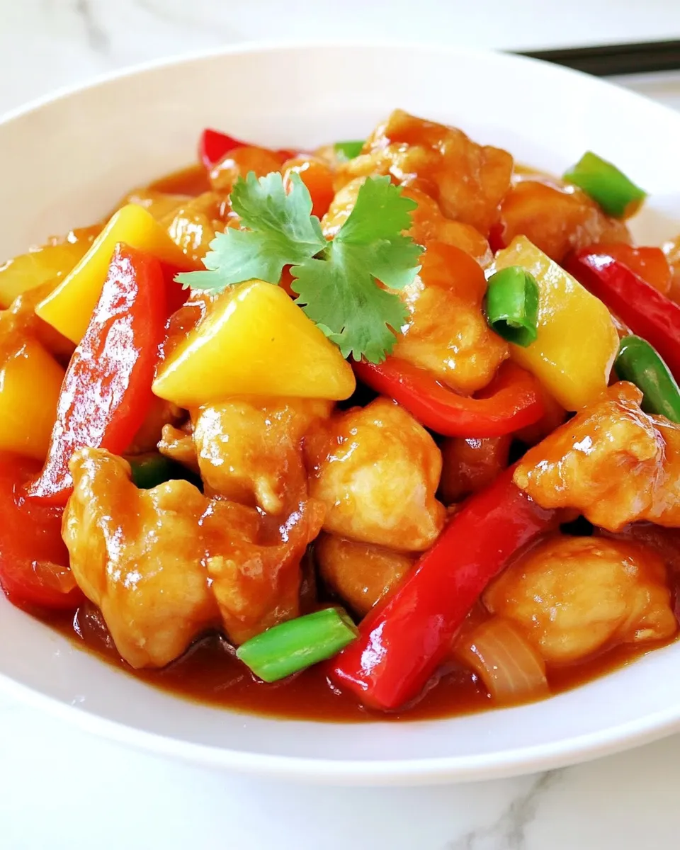 Homemade Chinese Sweet and Sour Chicken recipe photo