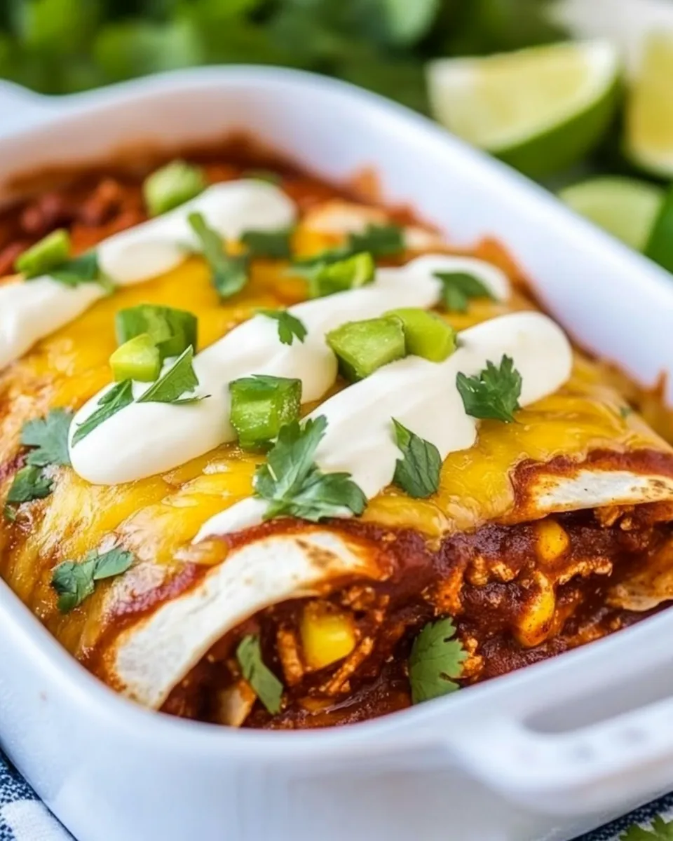 Easy Chipotle Chicken Enchiladas recipe photo