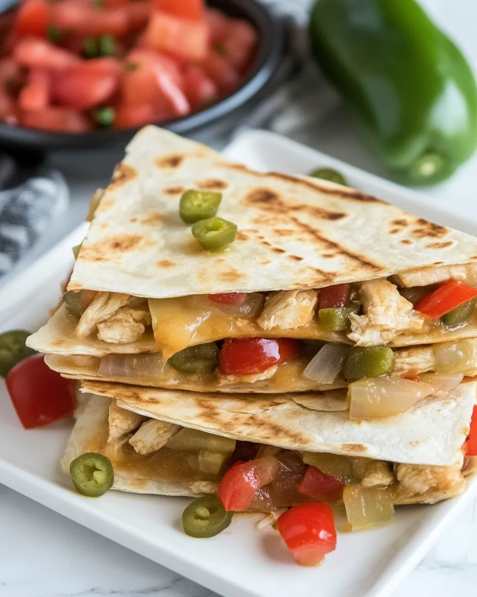 Delicious Chipotle Chicken Quesadillas image