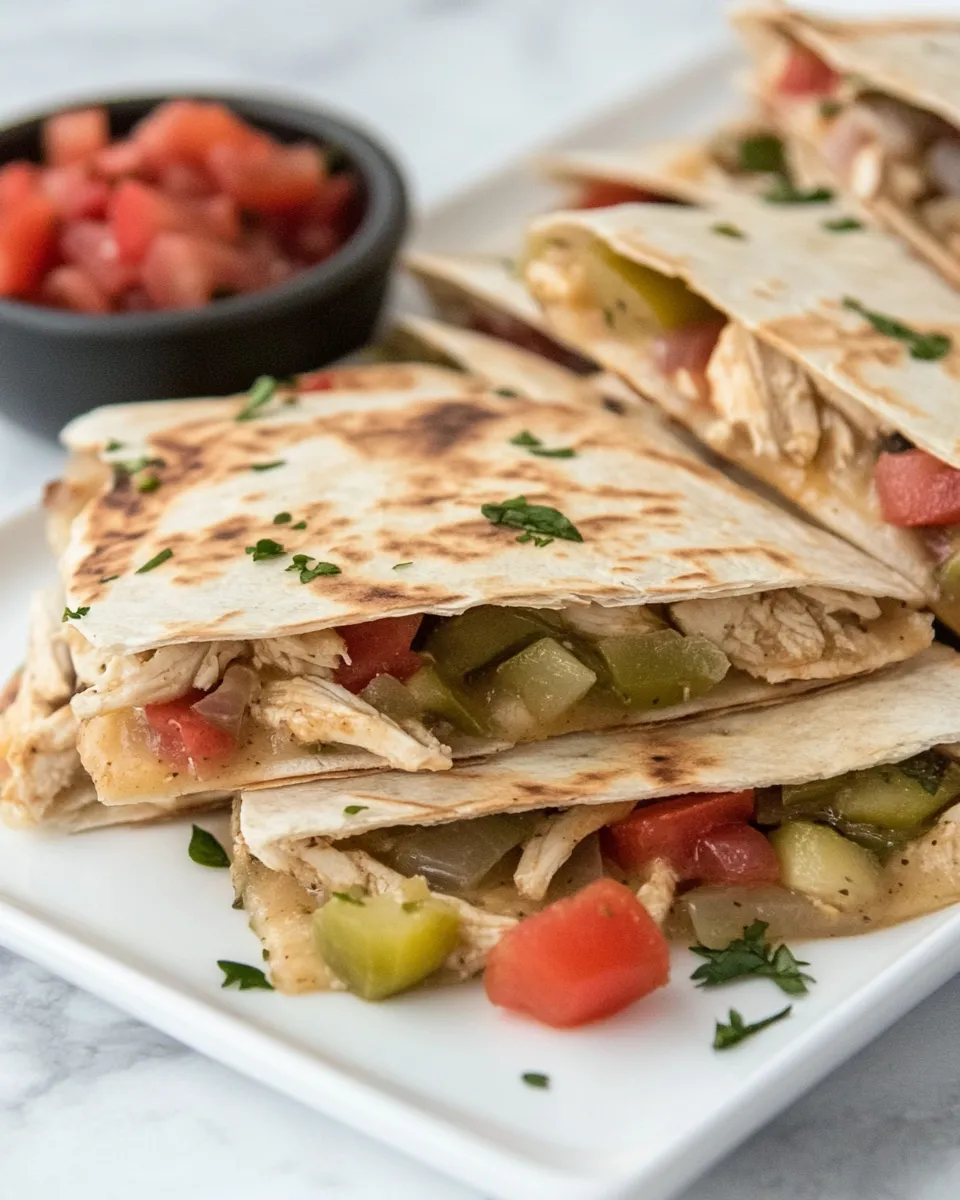 Easy Chipotle Chicken Quesadillas recipe photo